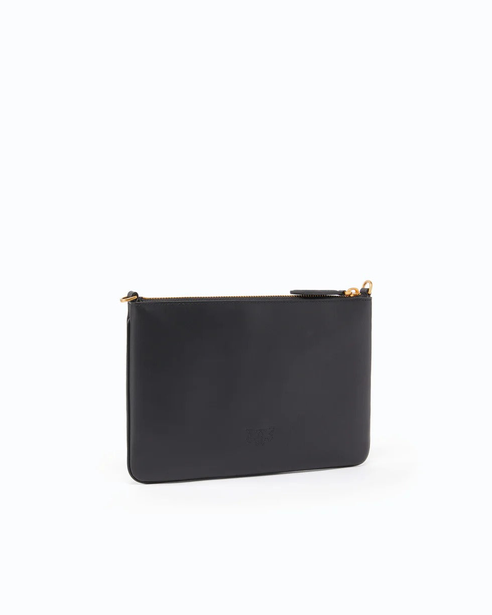 PINKO Borsa FLAT CLASSIC-Nero/Gold