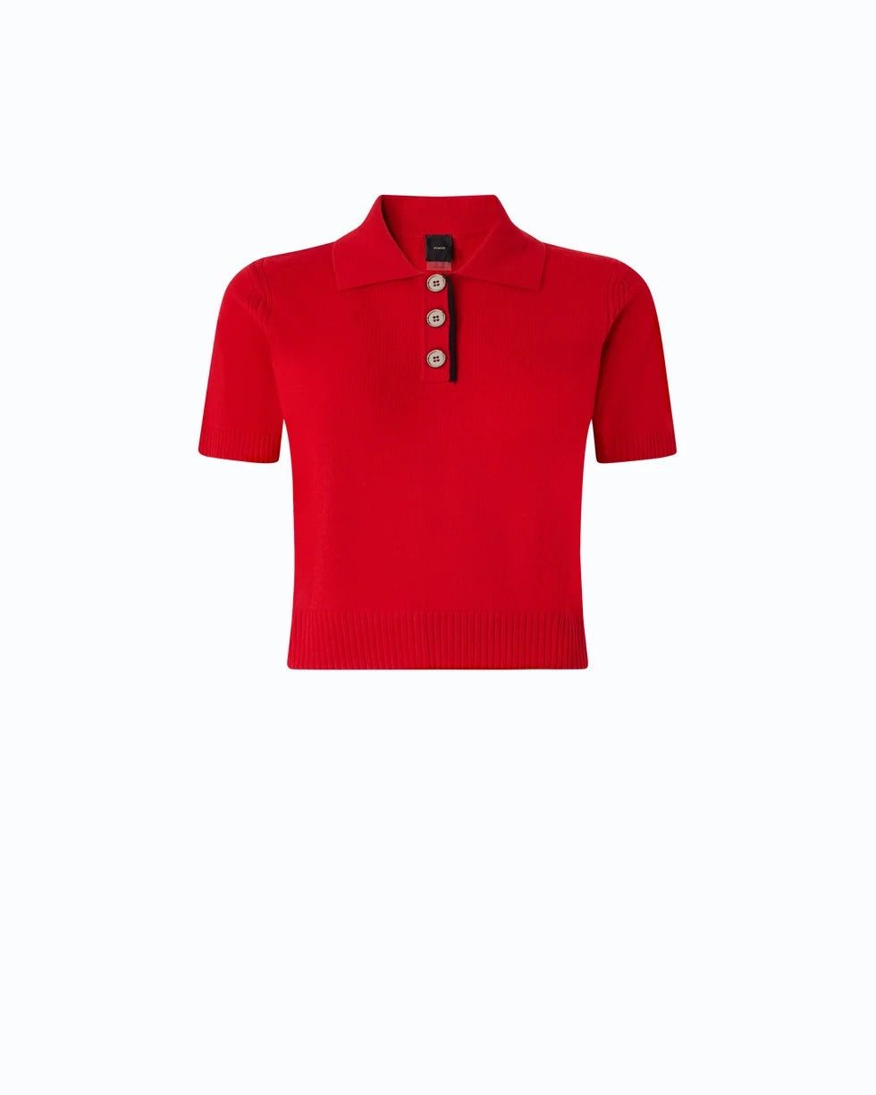PINKO Polo GORGONA-Rosso