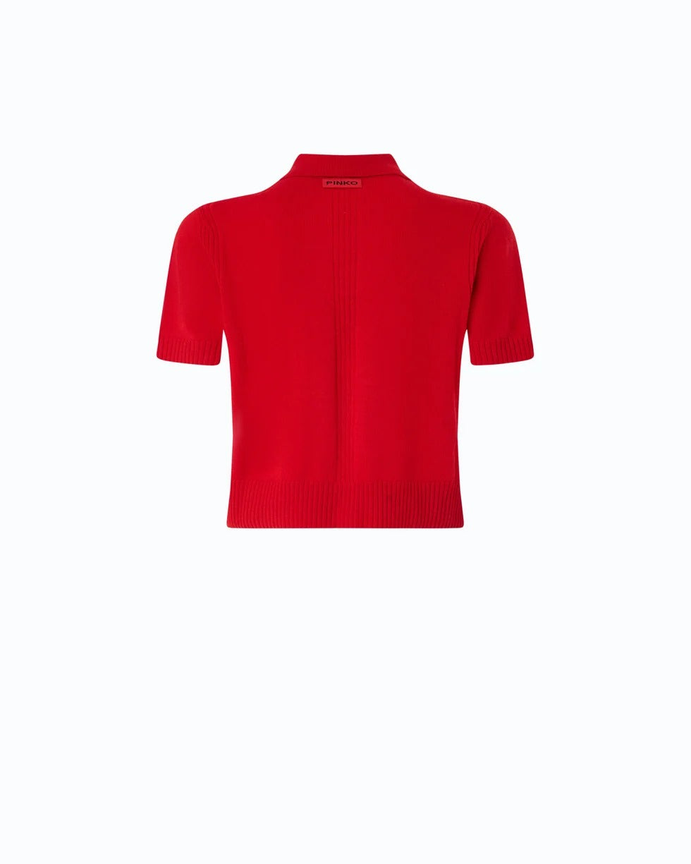 PINKO Polo GORGONA-Rosso