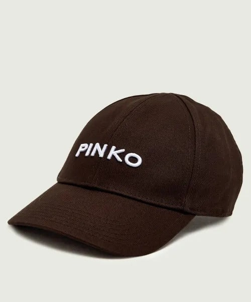 PINKO Cappello Baseball BREAK DANCE-Marrone