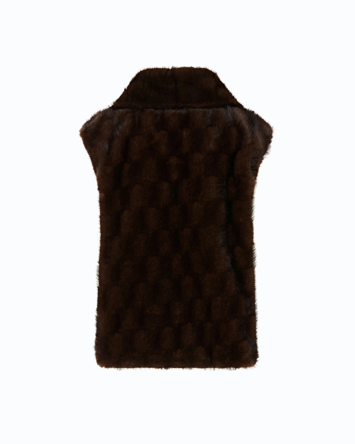 PINKO Gilet GLOSSINA Ecopelliccia-Marrone