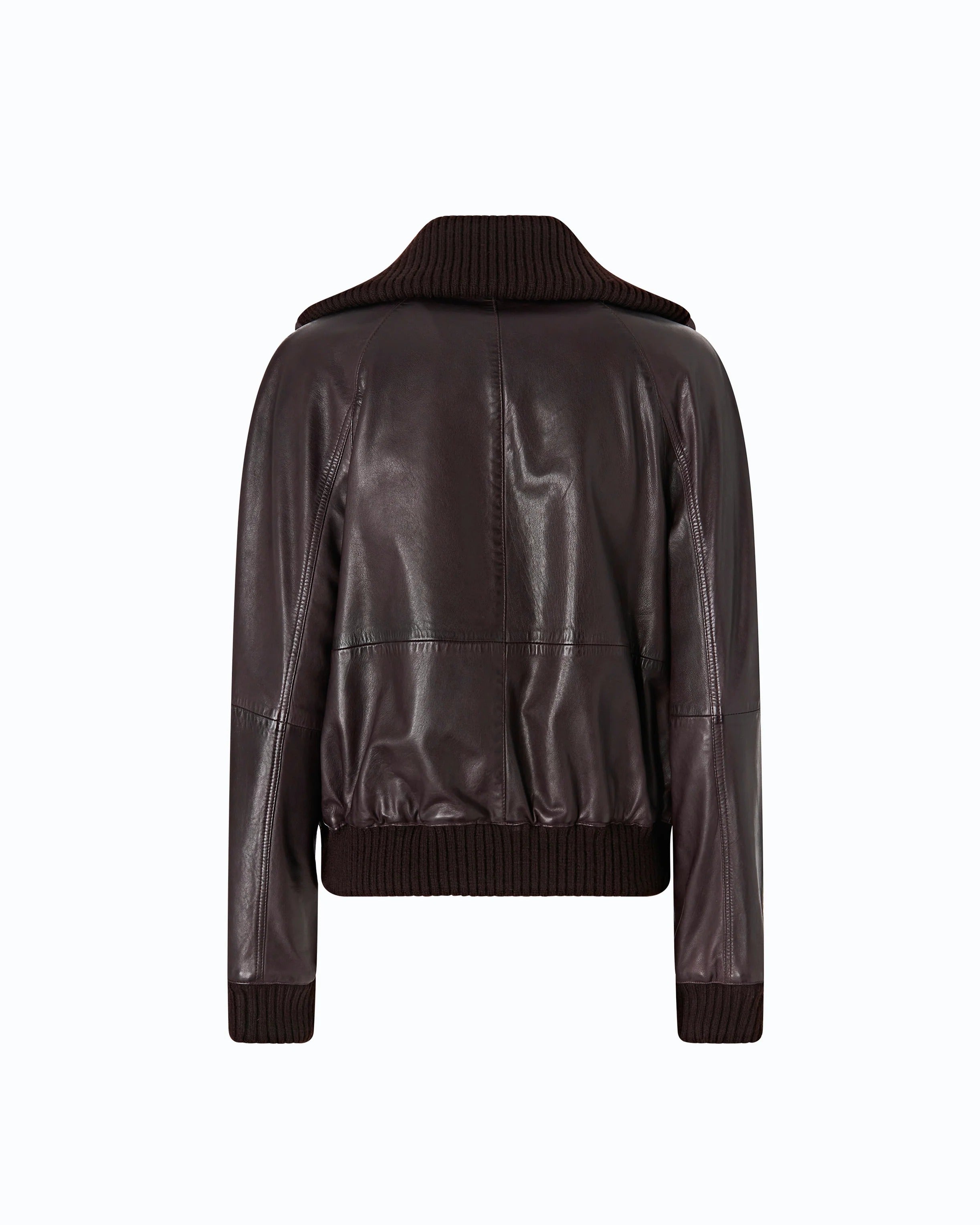 PINKO Bomber BLUMA PELLE-Testa di Moro