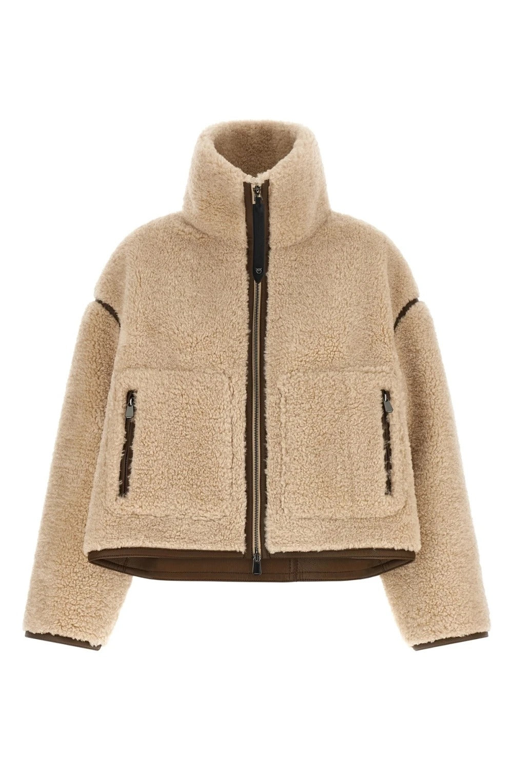PINKO Caban CAMPSIS-Beige/Marrone