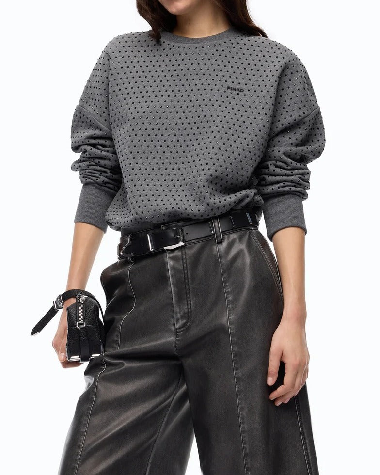 PINKO Felpa MONACI-Grigio