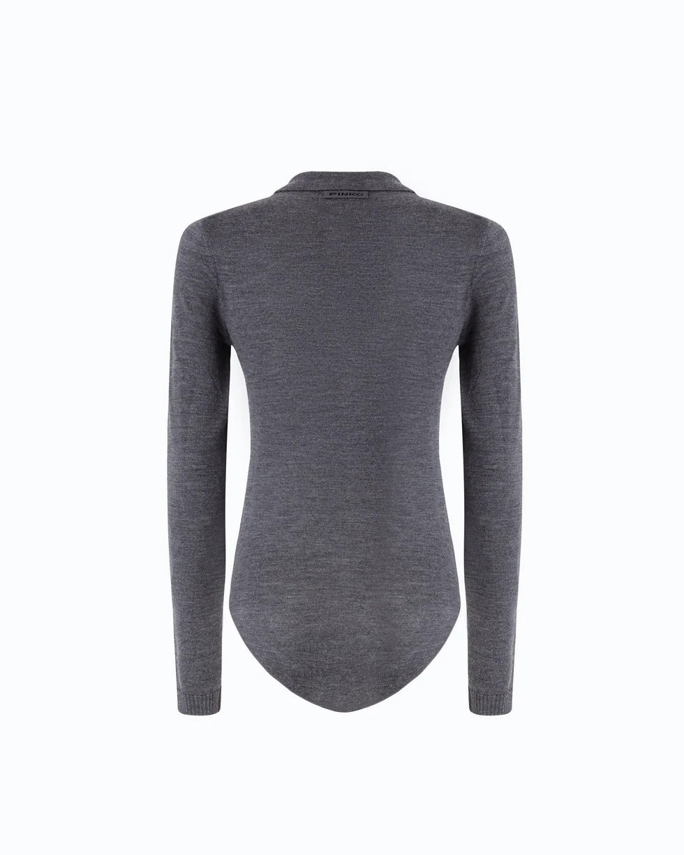 PINKO Maglia Body AJACCIO-Grigio