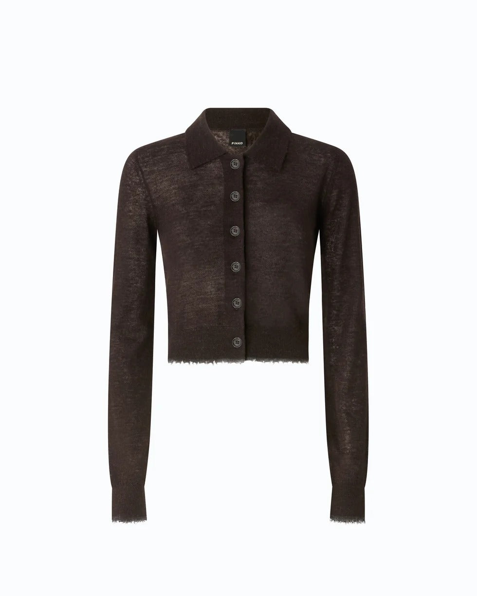 PINKO Cardigan MADRID-Marrone
