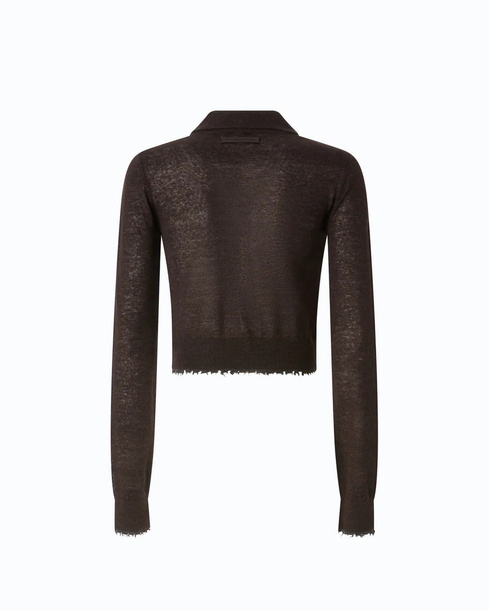 PINKO Cardigan MADRID-Marrone