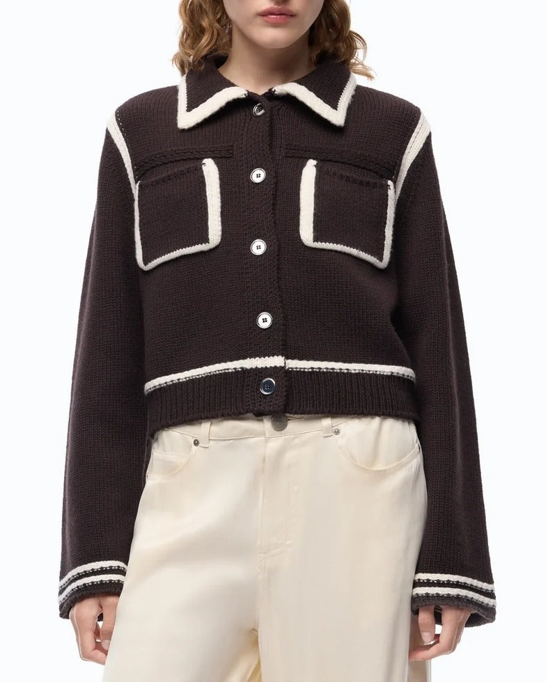 PINKO Giacca NEW SULCIS-Marrone/Bianco