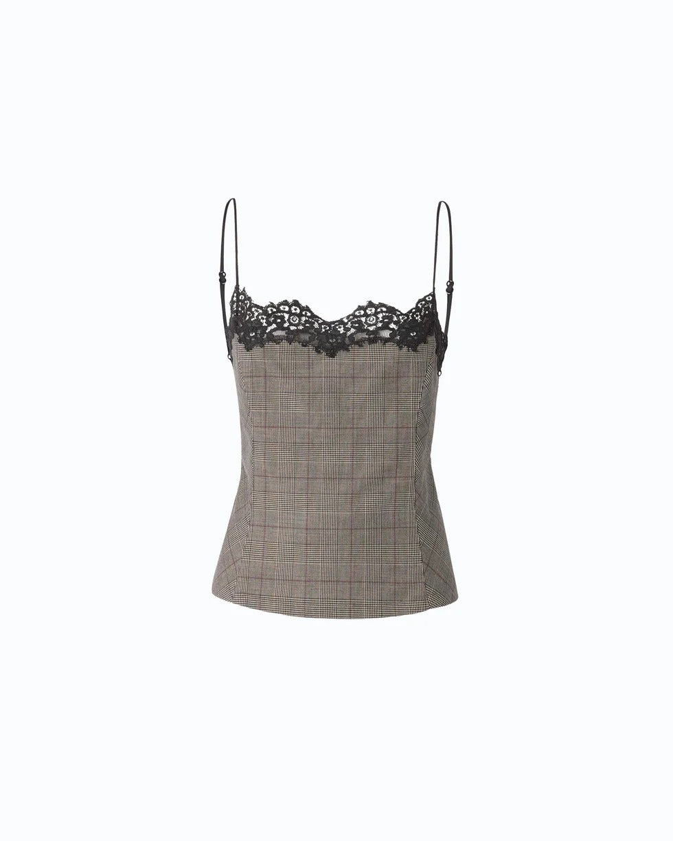 PINKO Top TELIPOGON-Beige/Bordeaux/Nero