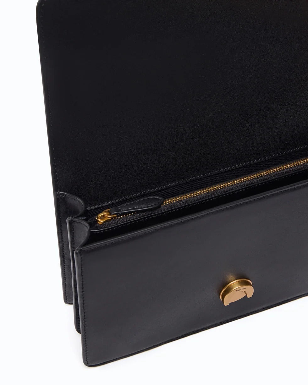 PINKO Borsa LOVE ONE CLASSIC-Nero/Gold