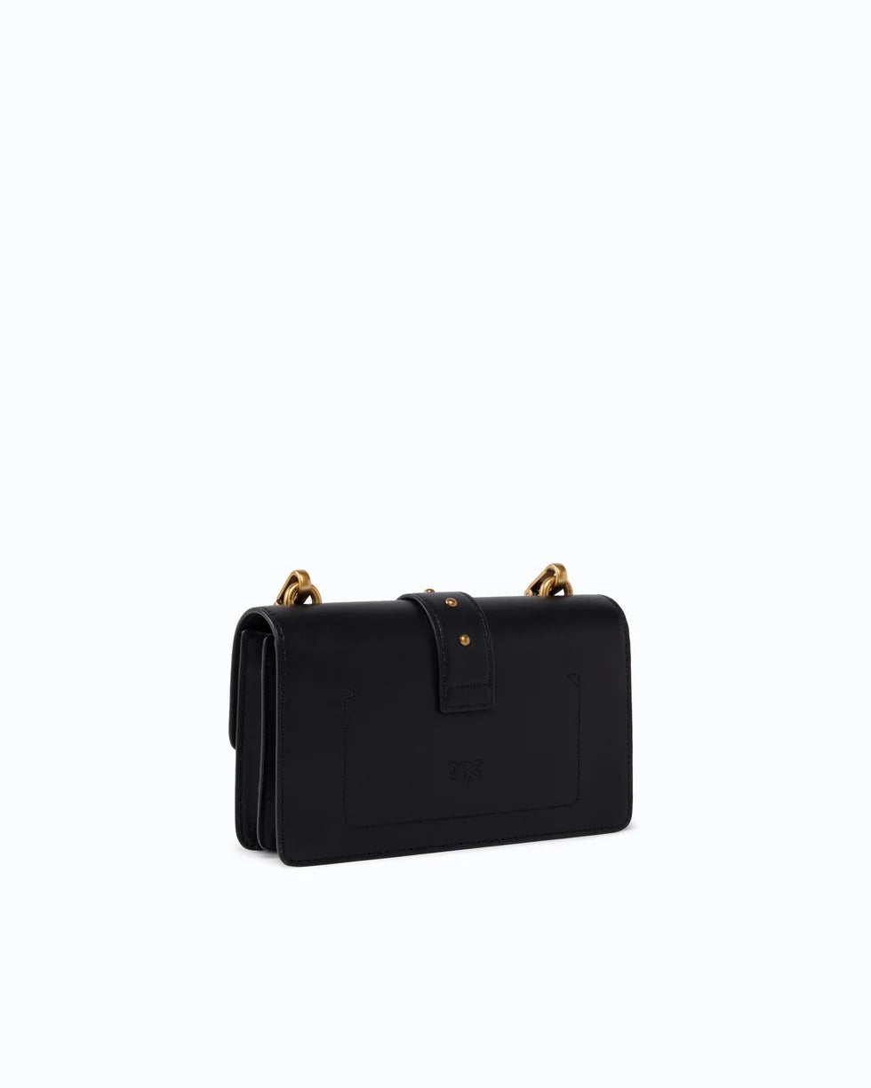 PINKO Borsa LOVE ONE SMALL-Nero/Gold