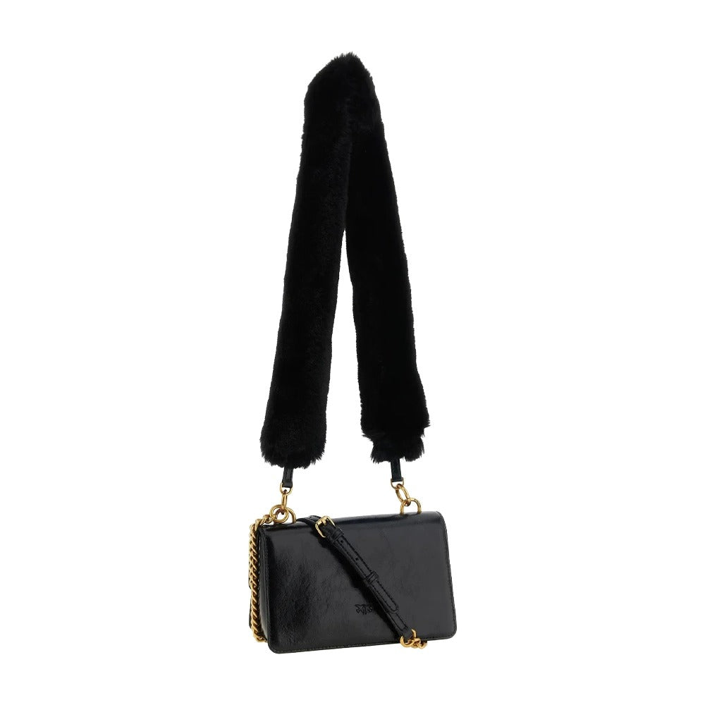 PINKO Borsa LOVE ONE MINI LIGHT-Nero