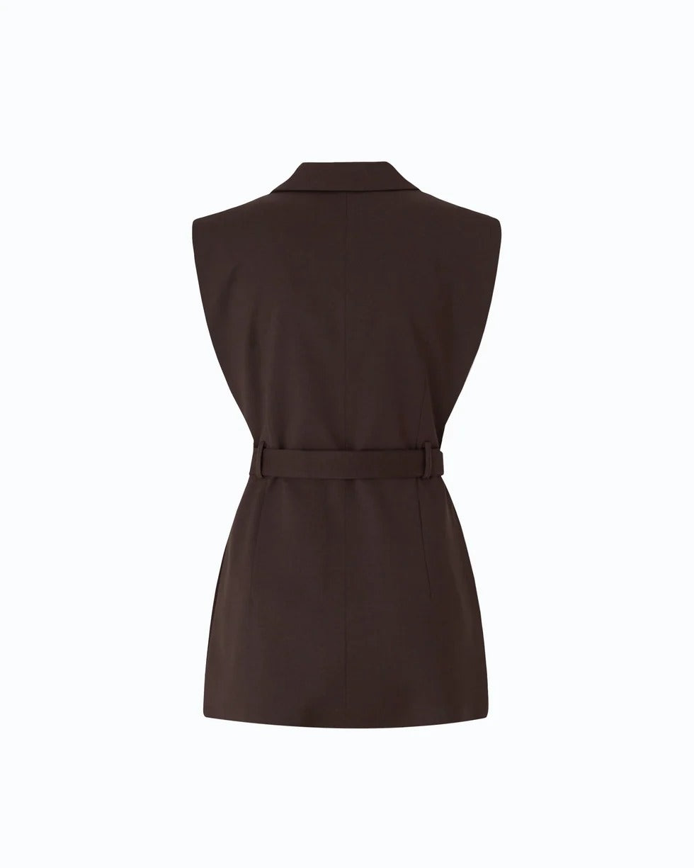 PINKO Gilet NURAQUS-Marrone