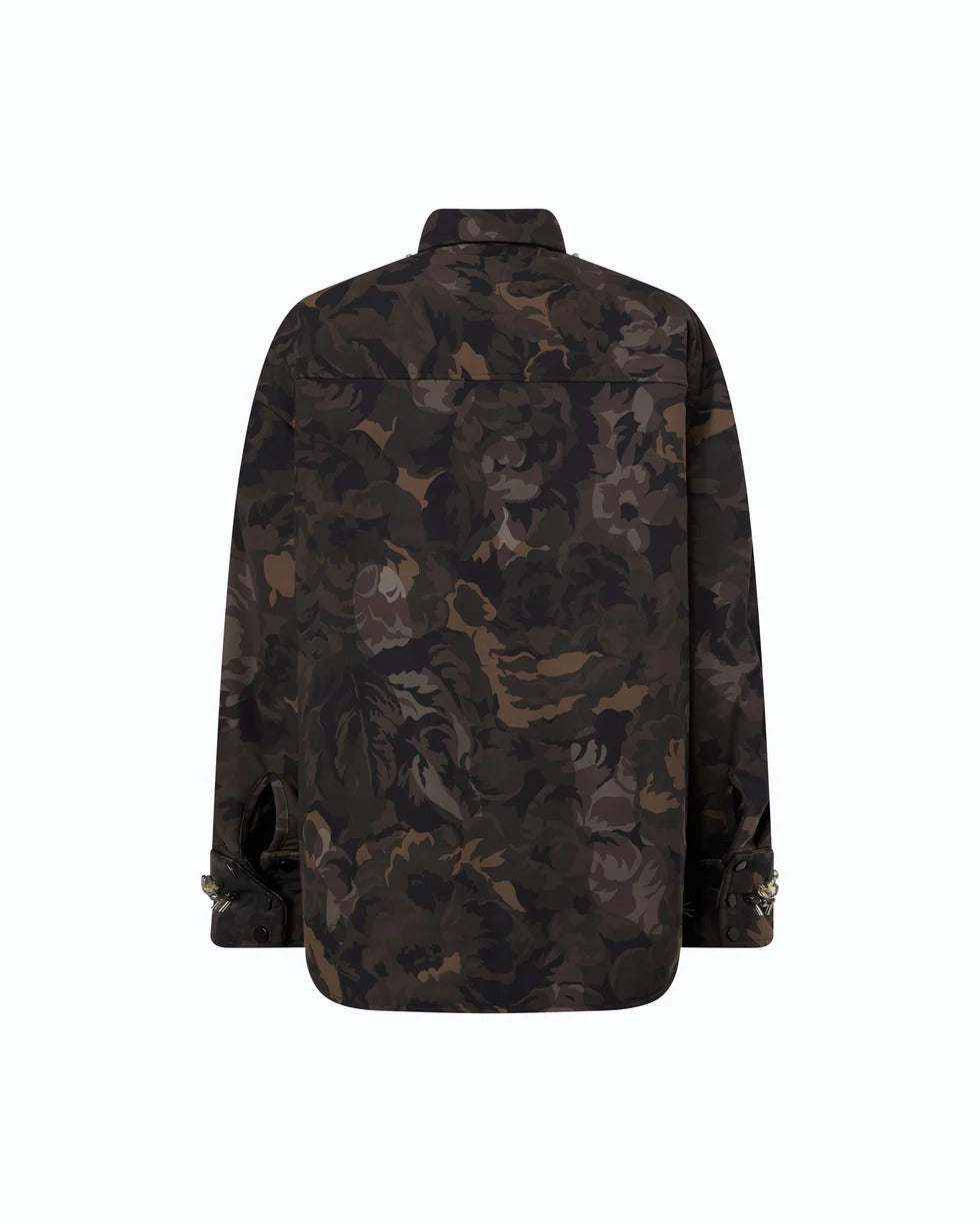 PINKO Giacca BARENGO OVERSHIRT-Verde