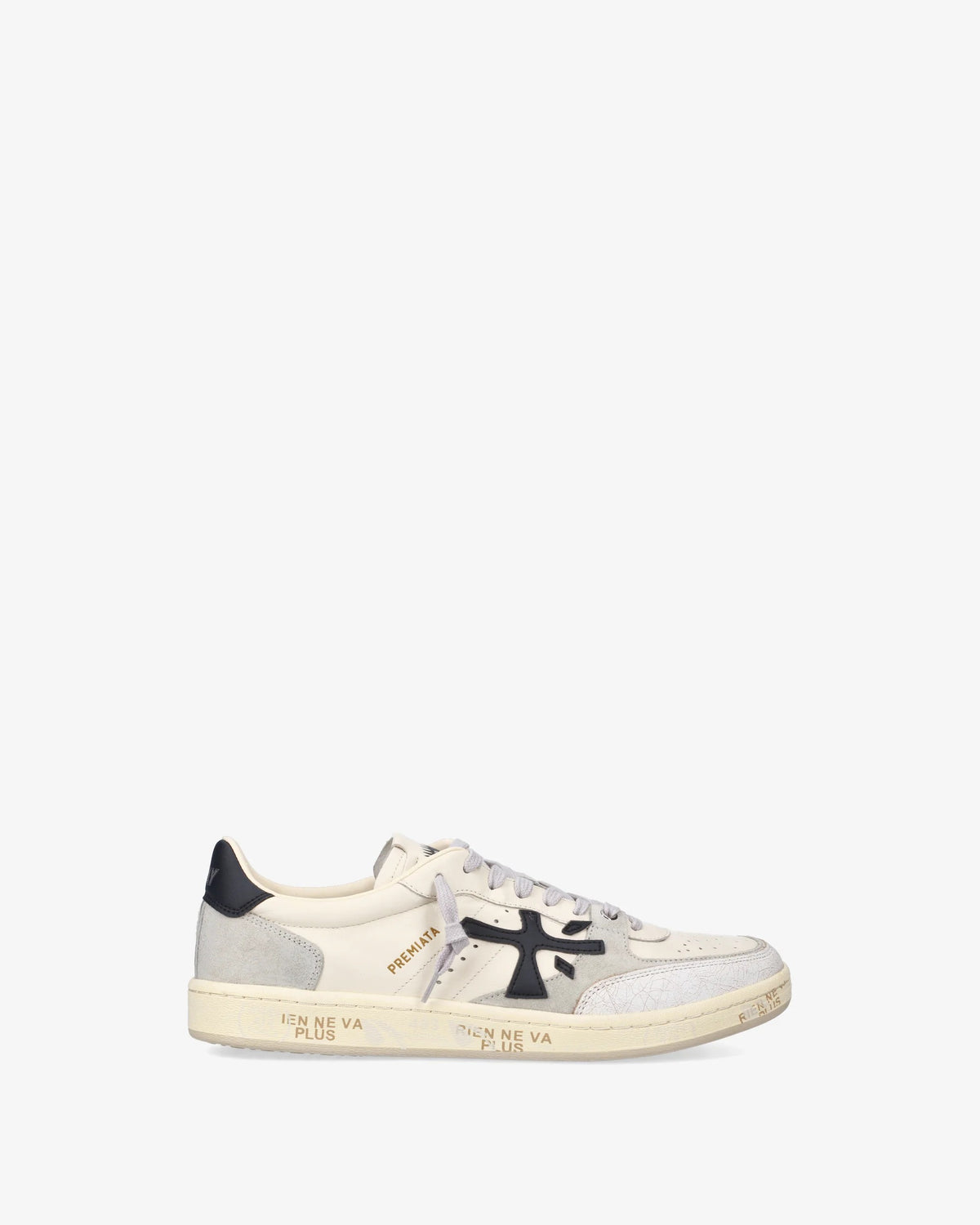 PREMIATA Sneaker Uomo BSKTCLAY-Bianco/Grigio/Nero