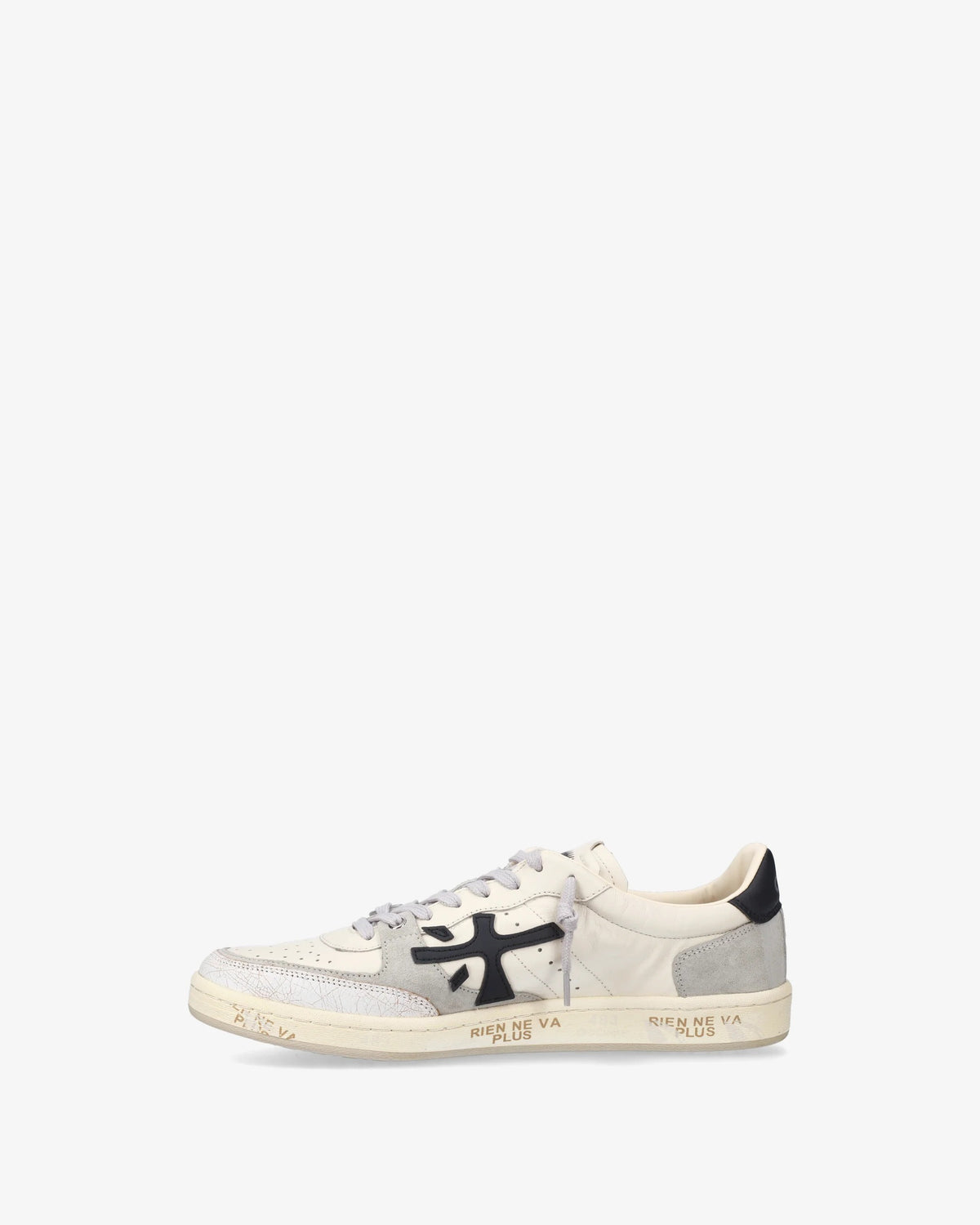 PREMIATA Sneaker Uomo BSKTCLAY-Bianco/Grigio/Nero