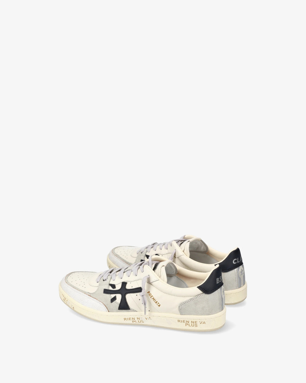 PREMIATA Sneaker Uomo BSKTCLAY-Bianco/Grigio/Nero