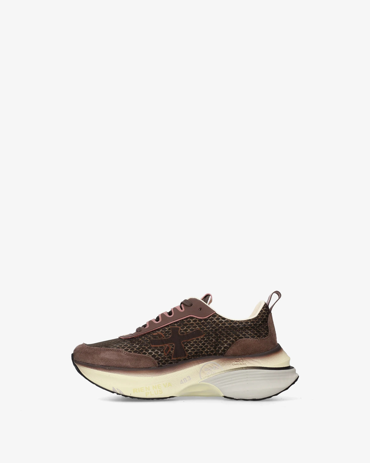 PREMIATA Sneaker Donna HILL 8547-Marrone/Cipria