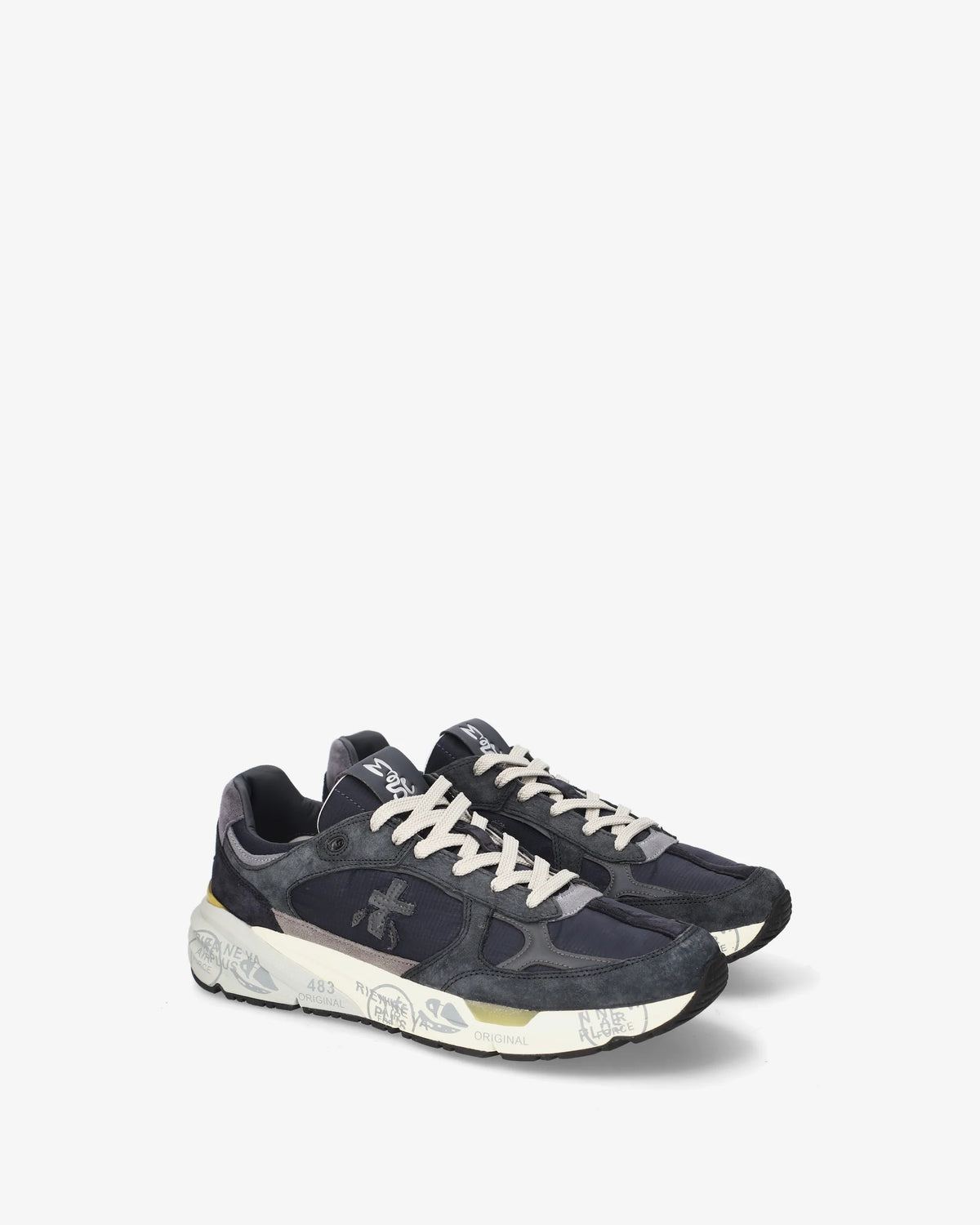 PREMIATA Sneaker Uomo Mase 25 8428-Blu/Grigio