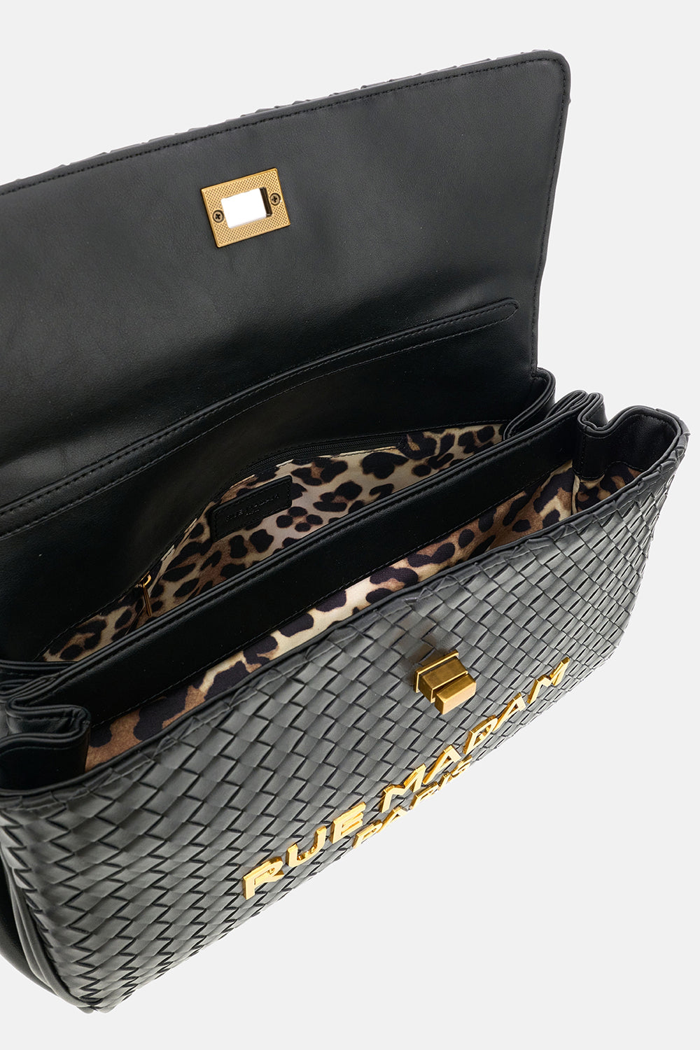 RUE MADAM Borsa LES JOURS XL MOTIF-Black