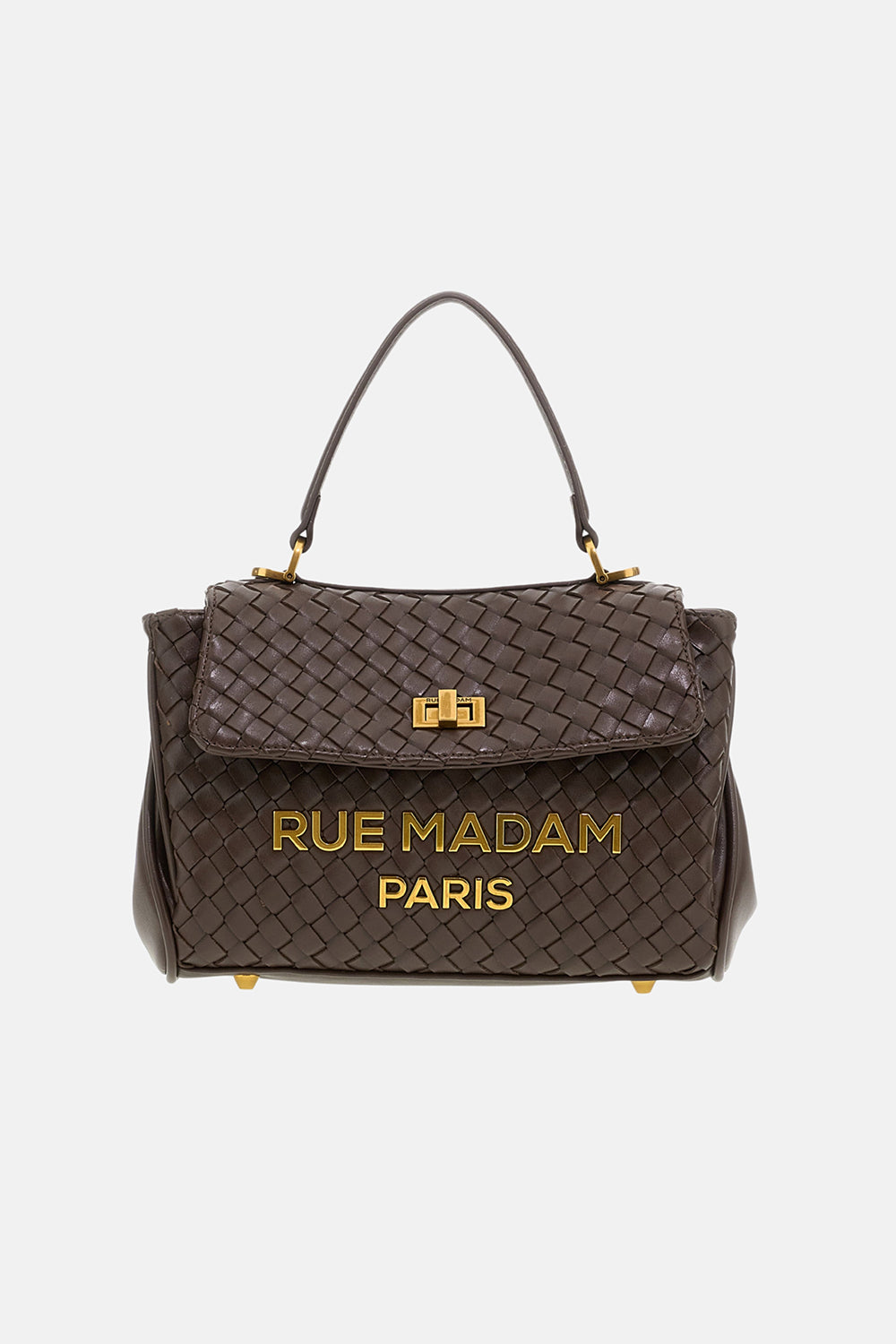 RUE MADAM Borsa LES JOURS XS MOTIF-Chocolate