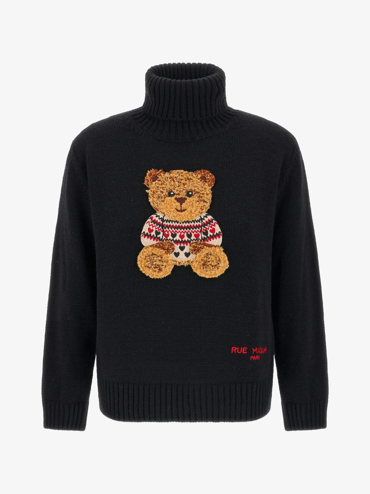 RUE MADAM Maglione Donna MARVIN LOVE TURTLENECK-Black