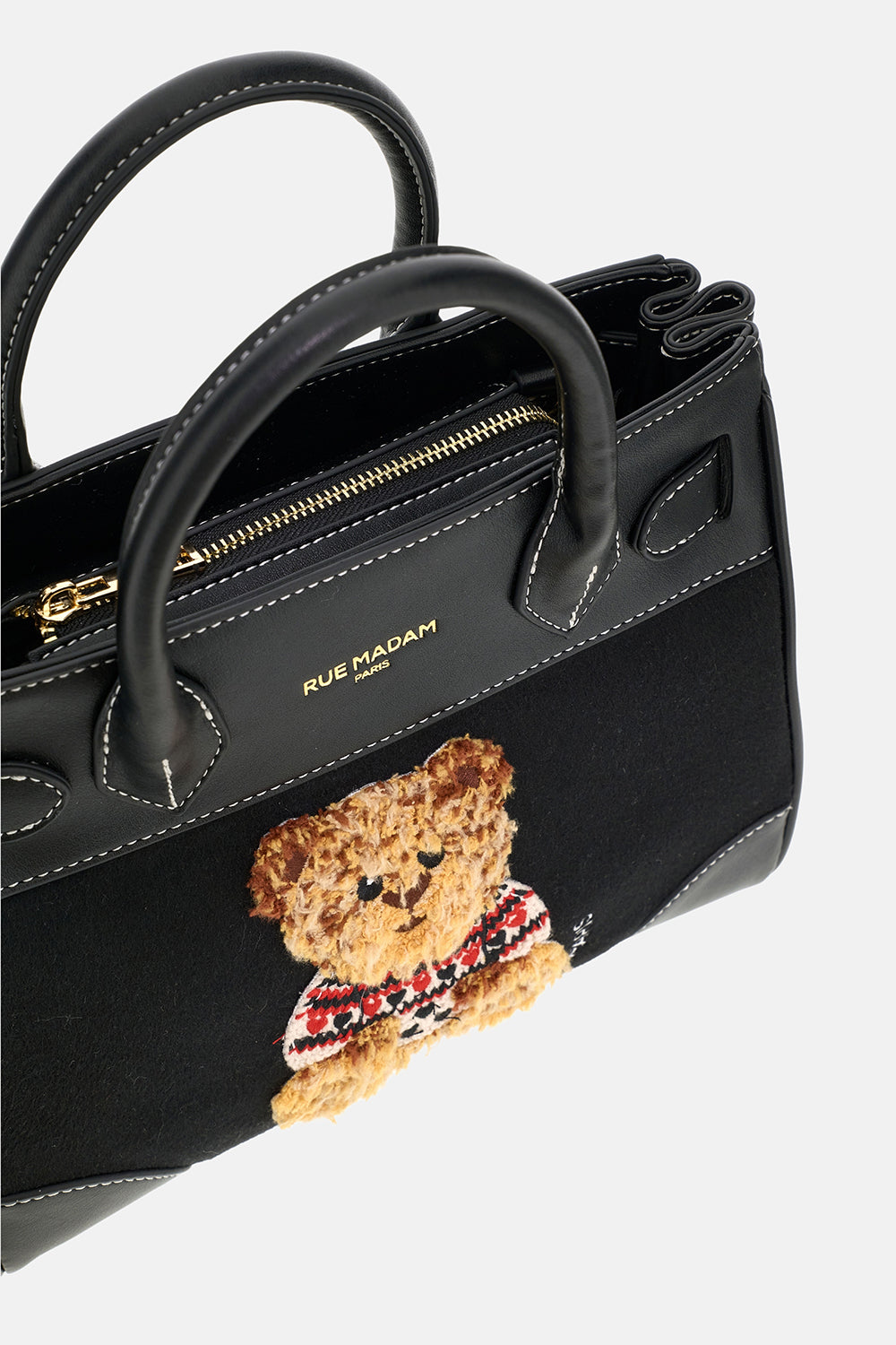 RUE MADAM Borsa MARVIN LOVE MINI TOTE-Black