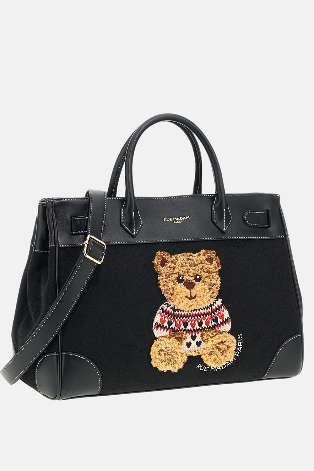 RUE MADAM Borsa MARVIN LOVE TOTE-Black