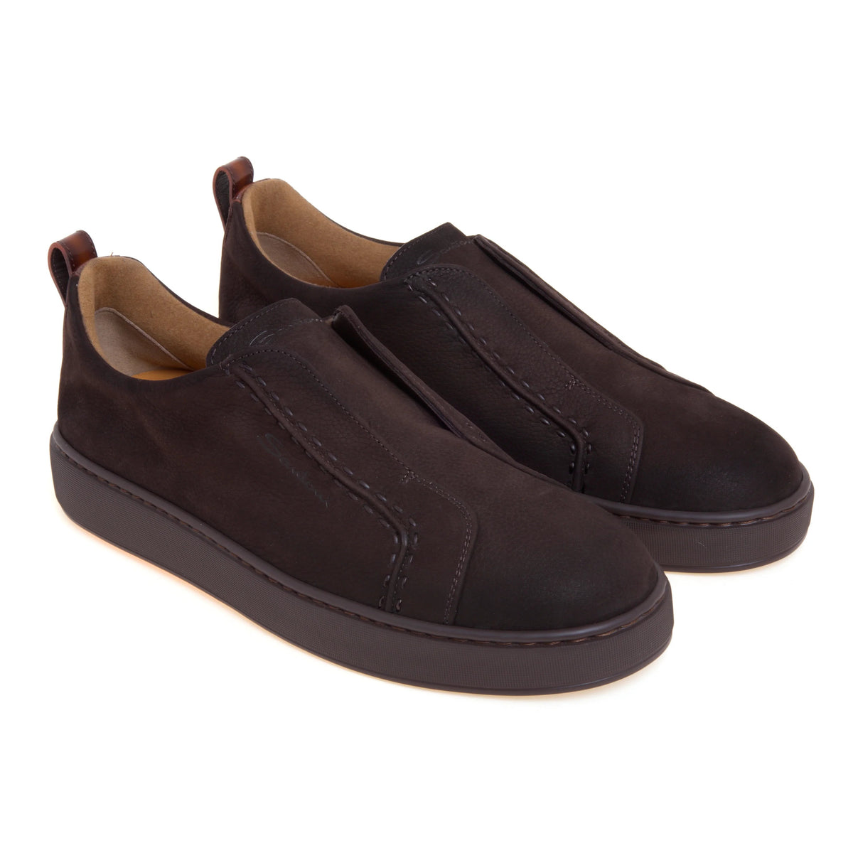 SANTONI Sneaker Uomo VICTORY-Testa di Moro