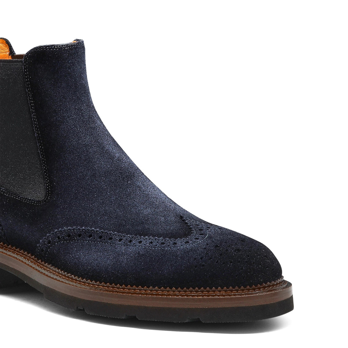 SANTONI Stivaletto Uomo Chelsea KALAMABOOT-Blu