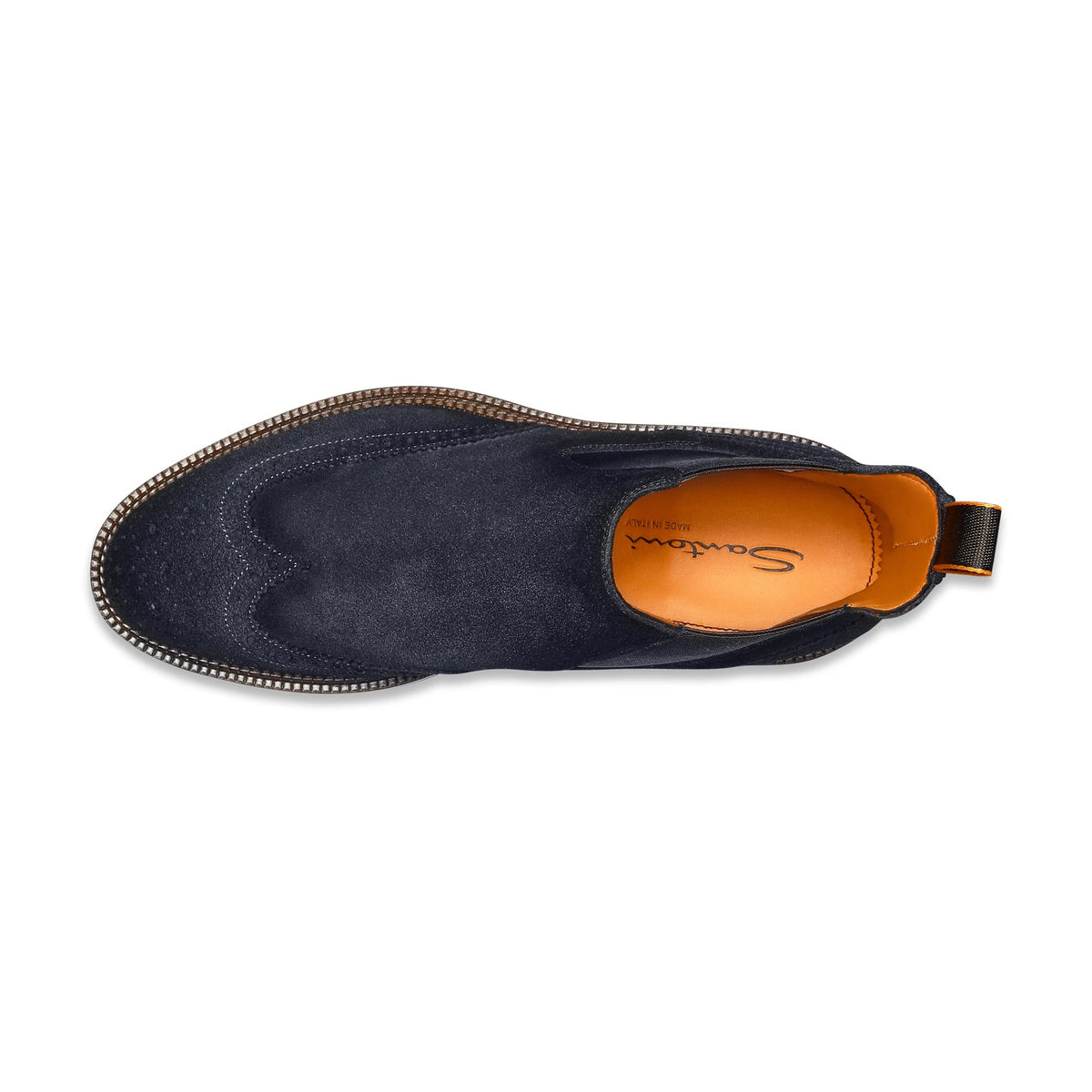 SANTONI Stivaletto Uomo Chelsea KALAMABOOT-Blu