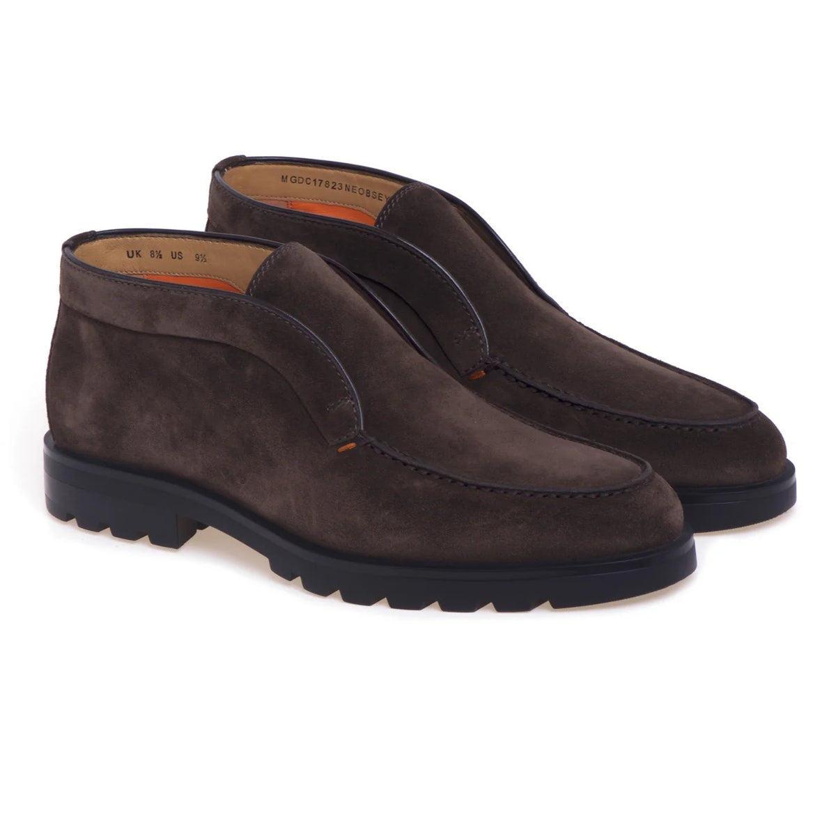 SANTONI Scarpa Uomo Desert Boot Rock-Testa di Moro