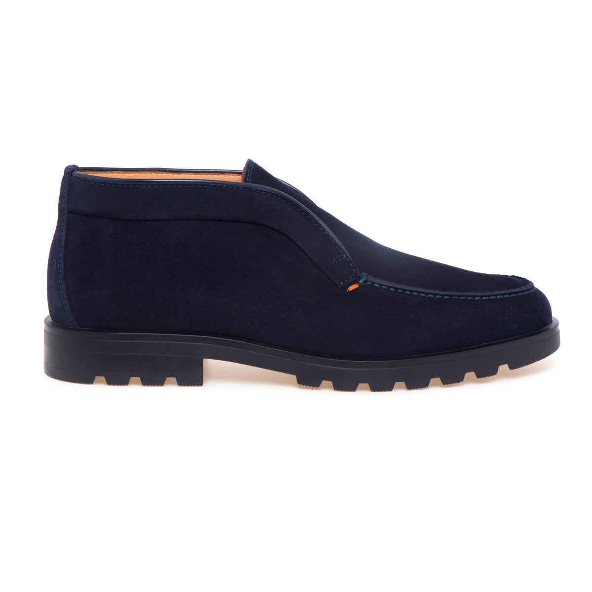SANTONI Scarpa Uomo Desert Boot Rock-Blu