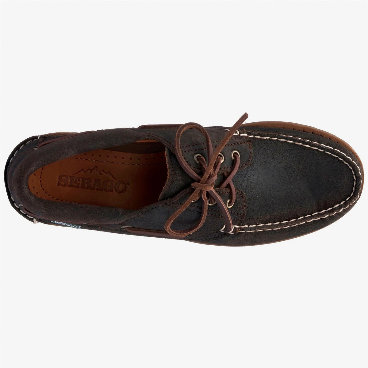 SEBAGO Scarpa Uomo ACADIA SUEDE WAXED-Dark Brown