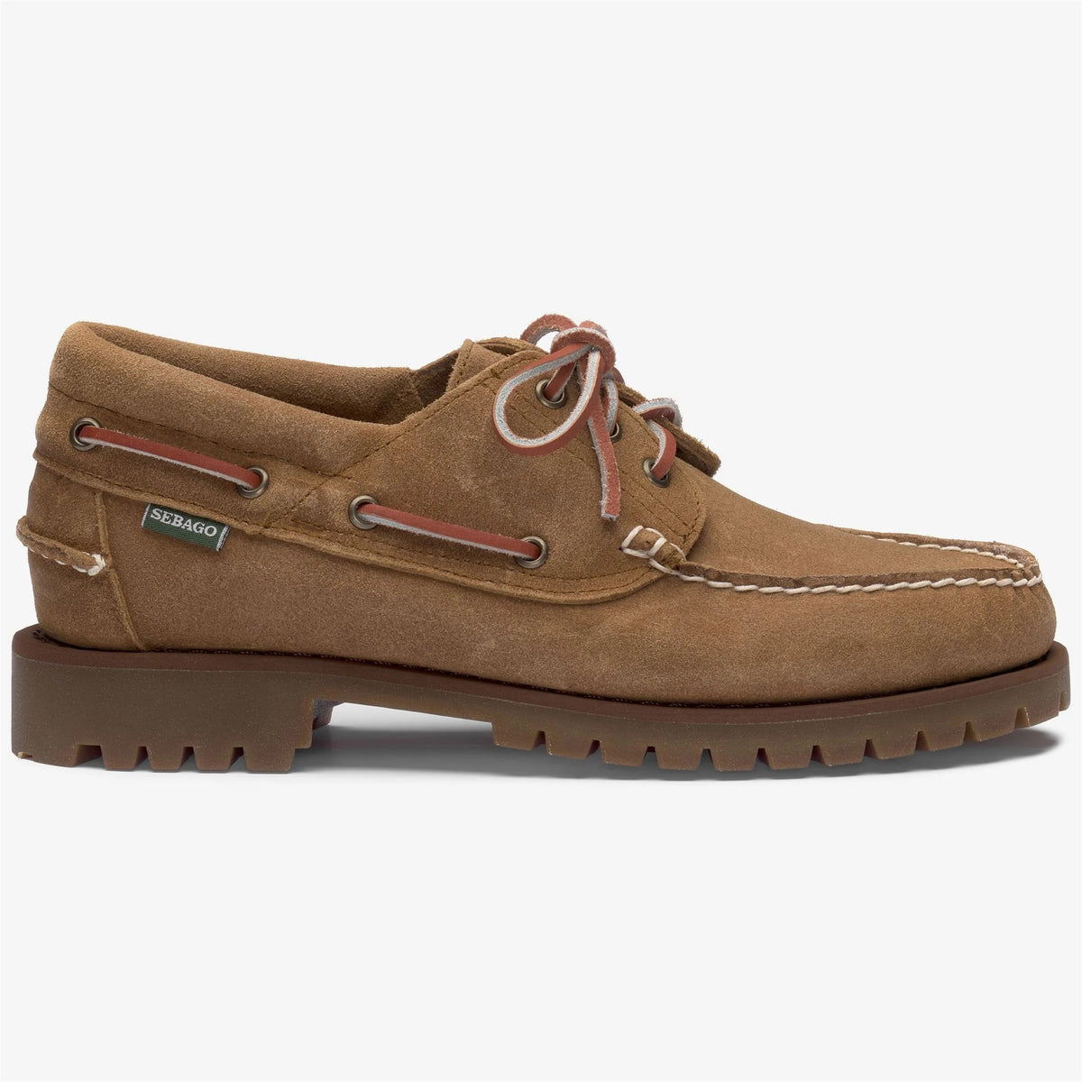 SEBAGO Scarpa Uomo ACADIA SUEDE WAXED-Beige Camel