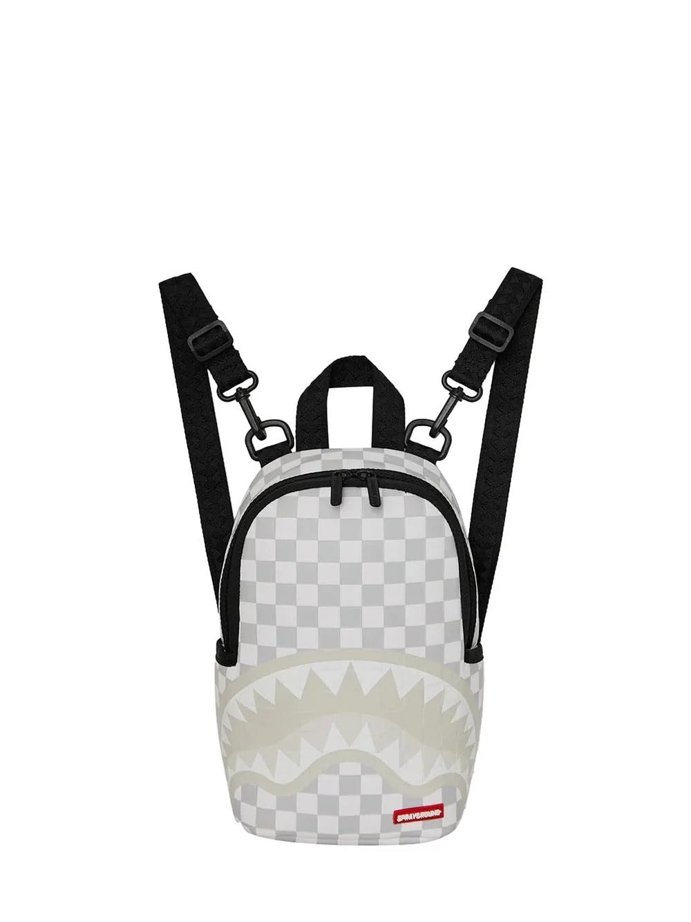 SPRAYGROUND Zaino PIGGYBACK-Nero/Off White