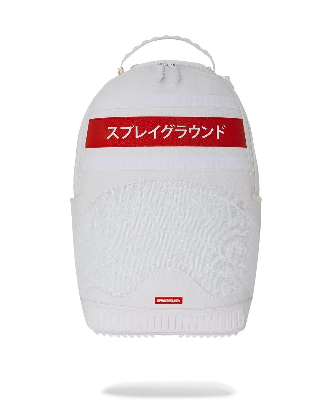 SPRAYGROUND Zaino ALL DAY WHITE JAPAN-Bianco/Rosso