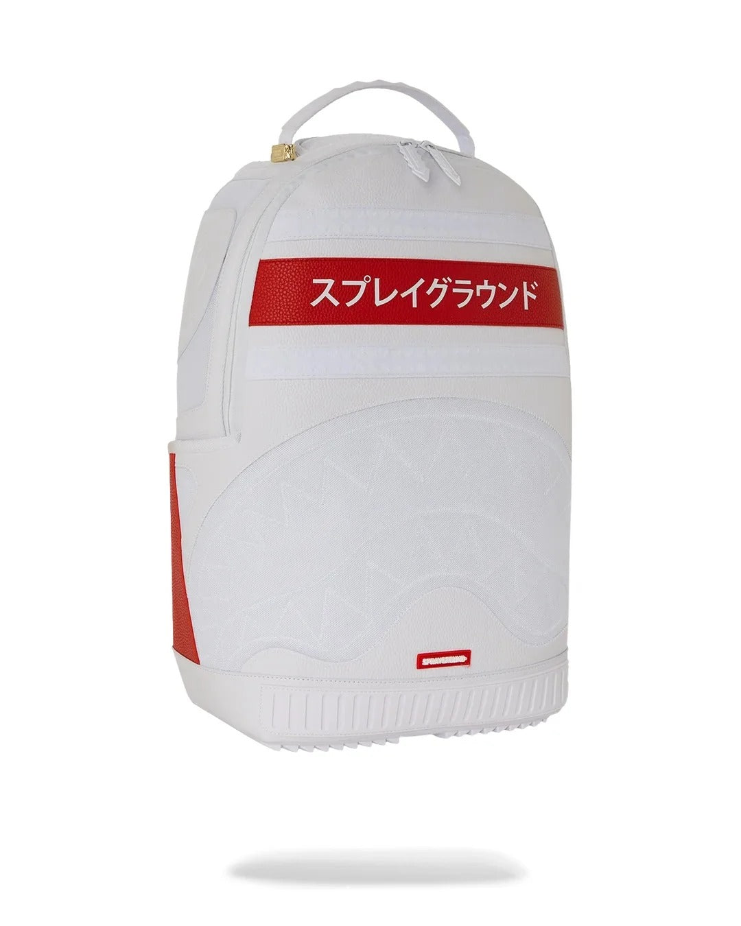 SPRAYGROUND Zaino ALL DAY WHITE JAPAN-Bianco/Rosso