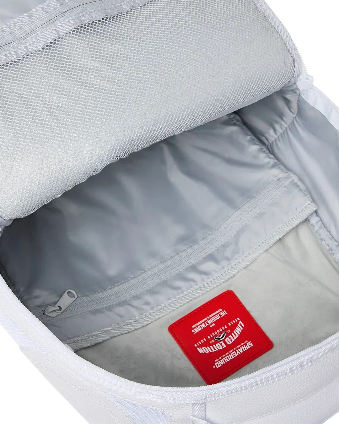 SPRAYGROUND Zaino ALL DAY WHITE JAPAN-Bianco/Rosso