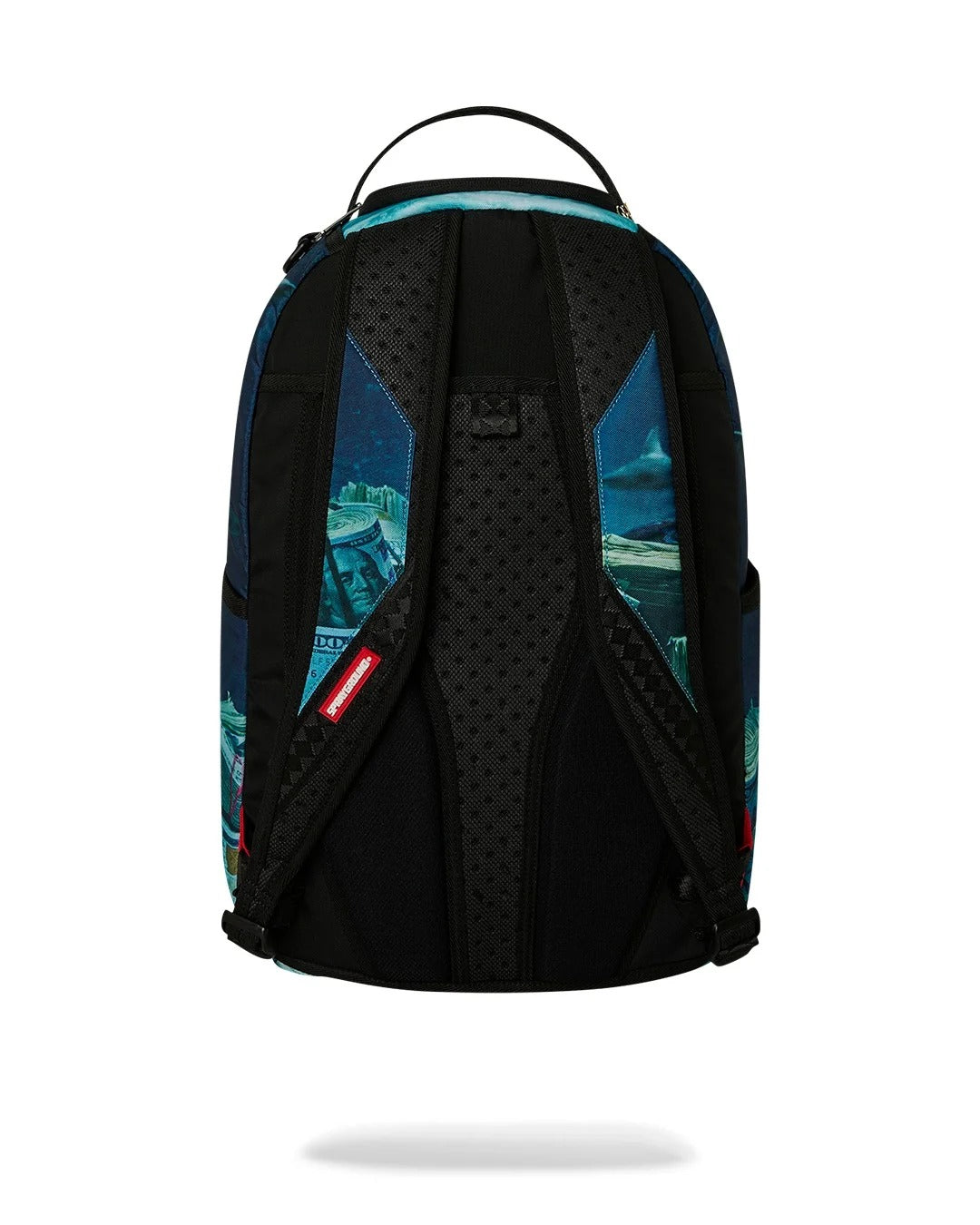 SPRAYGROUND Zaino SHARK UNDER WATER WITH MONEY-Blu