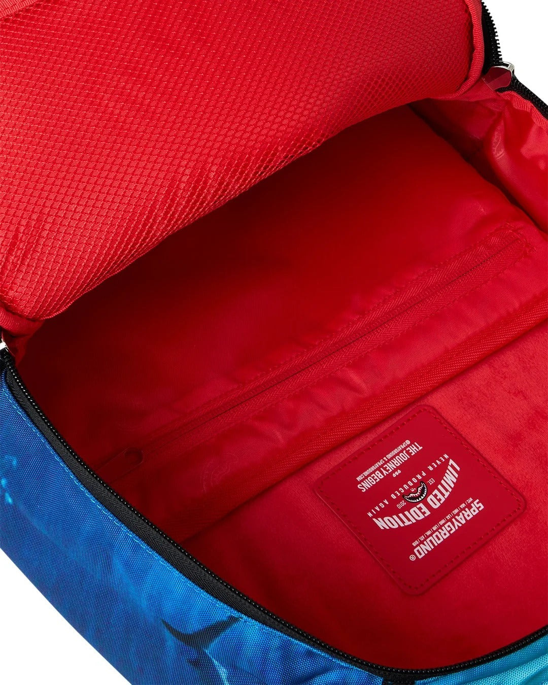 SPRAYGROUND Zaino SHARK UNDER WATER WITH MONEY-Blu