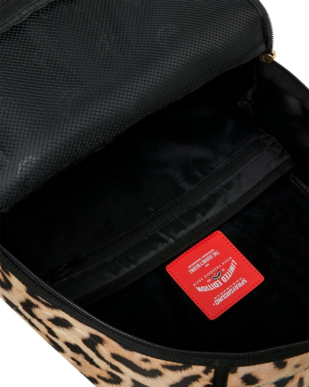SPRAYGROUND Zaino CHEETAH SPLIT-Turchese/Animalier