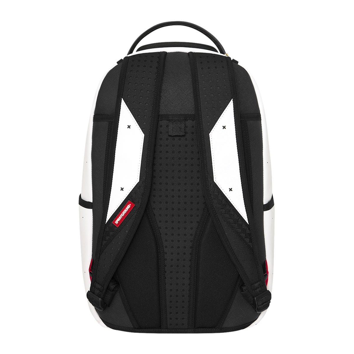 SPRAYGROUND Zaino SHARK CENTRAL LIQUID CHROME-Bianco