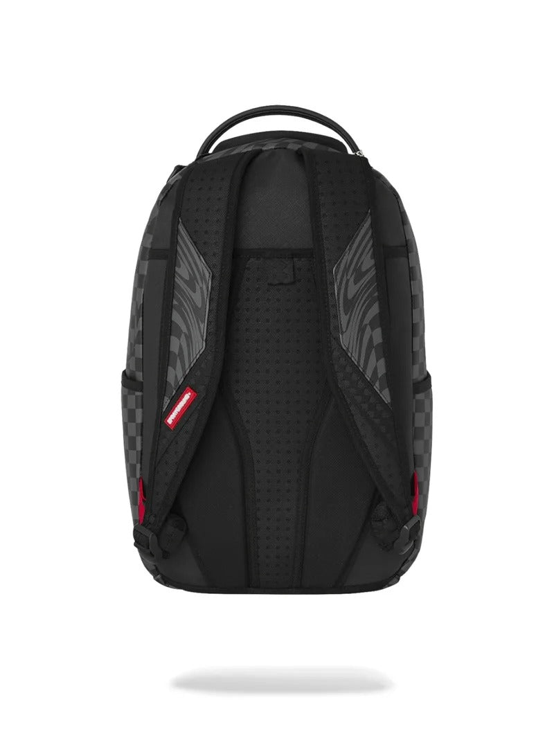 SPRAYGROUND Zaino CHECKER SHARK TRAIL-Nero