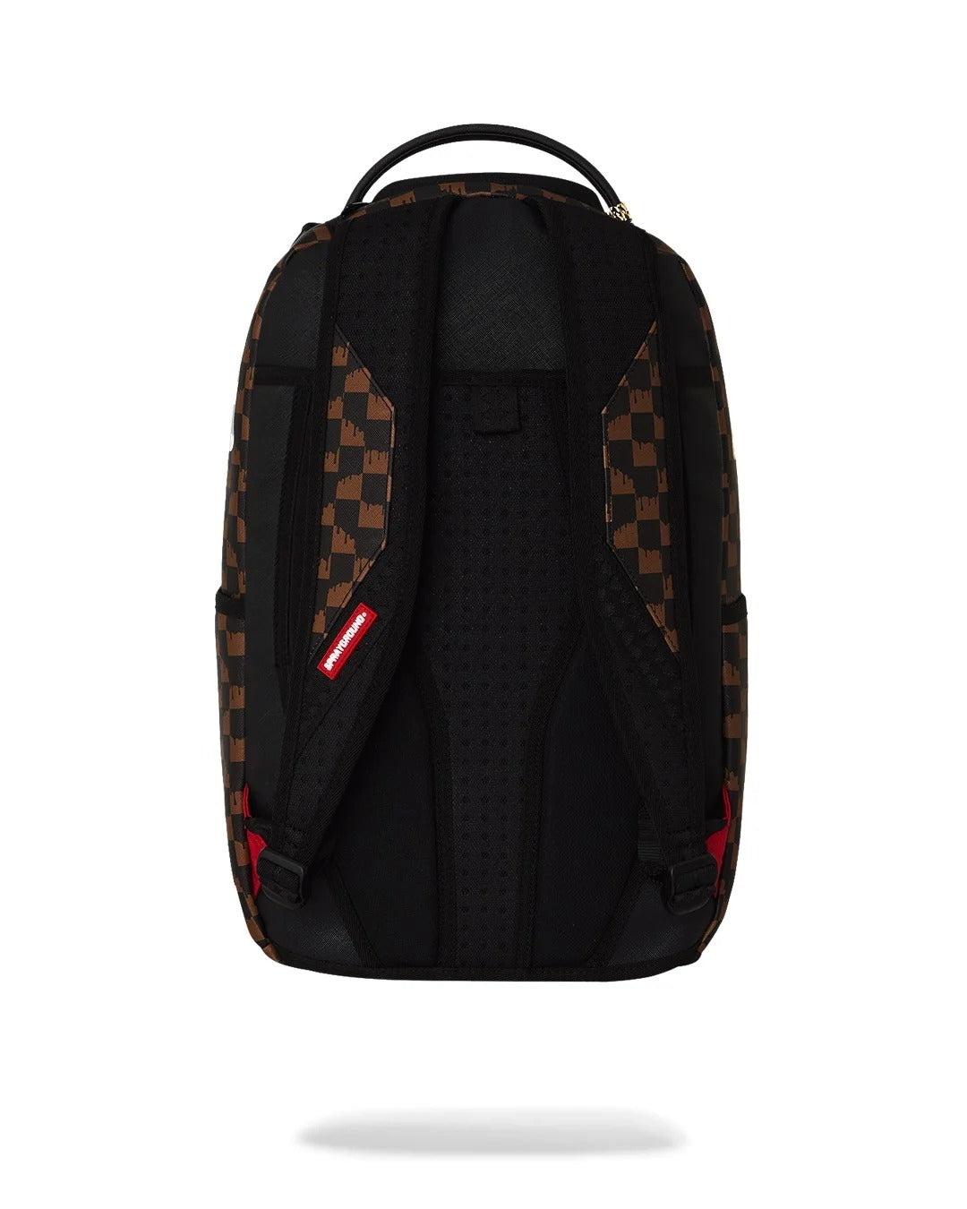 SPRAYGROUND Zaino DRIP CHECK SHARK-Marrone