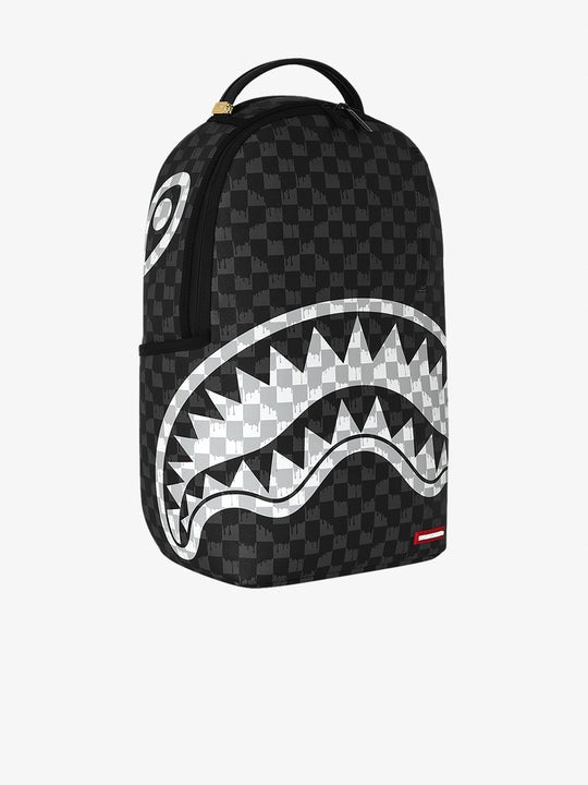 SPRAYGROUND Zaino DRIP CHECK SHARK-Nero
