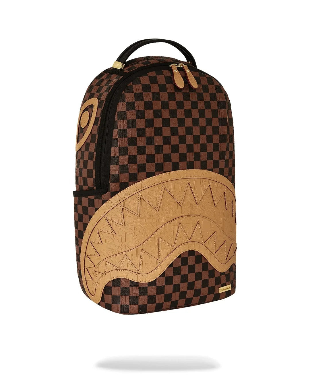 SPRAYGROUND Zaino EMBOSSED CHECK-Marrone