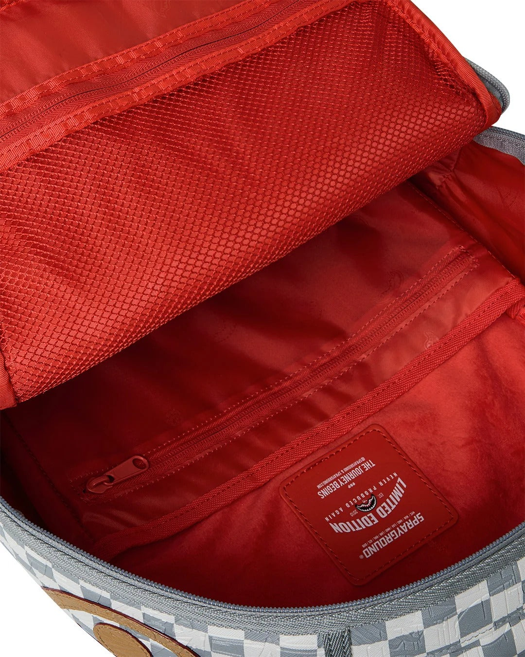 SPRAYGROUND Zaino EMBOSSED CHECK-Cream
