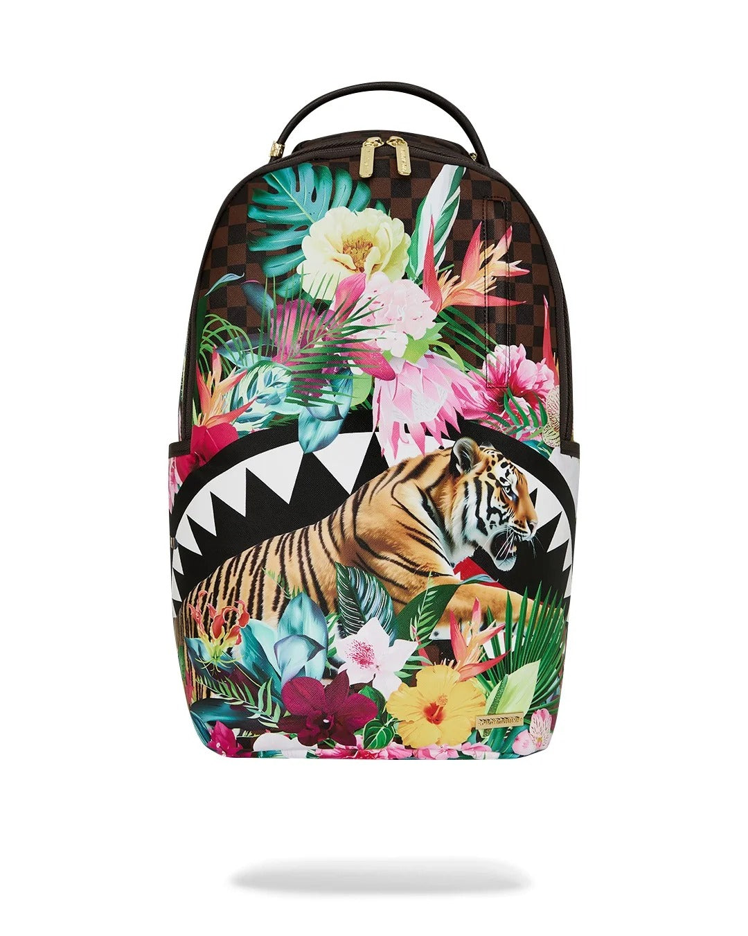 SPRAYGROUND Zaino FLOWERING JUNGLE SHARK 2-Marrone/Multicolor