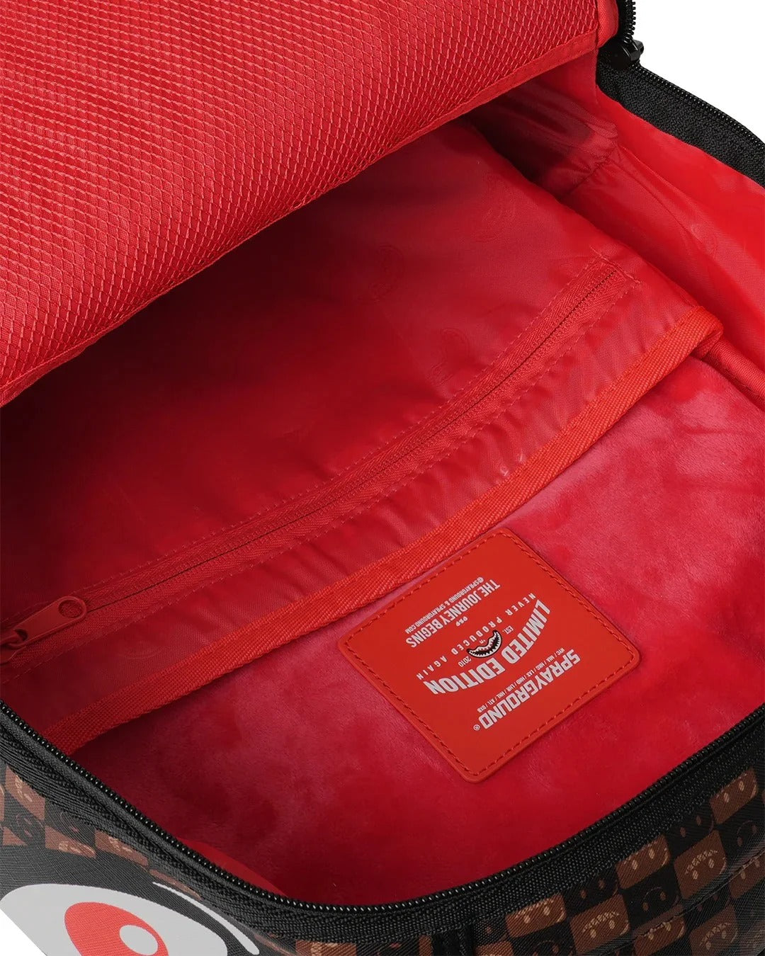SPRAYGROUND Zaino SHARKS IN PARIS WTF BUBBLE-Marrone